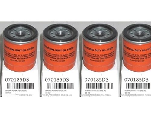 (4 pk) Original 070185DS Generac Generator Oil Filters Fits GN190, GN220, 4000XL